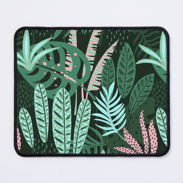 Item preview, Jungle Tropical Vibe Leafy Pattern designed and sold by urban-color.