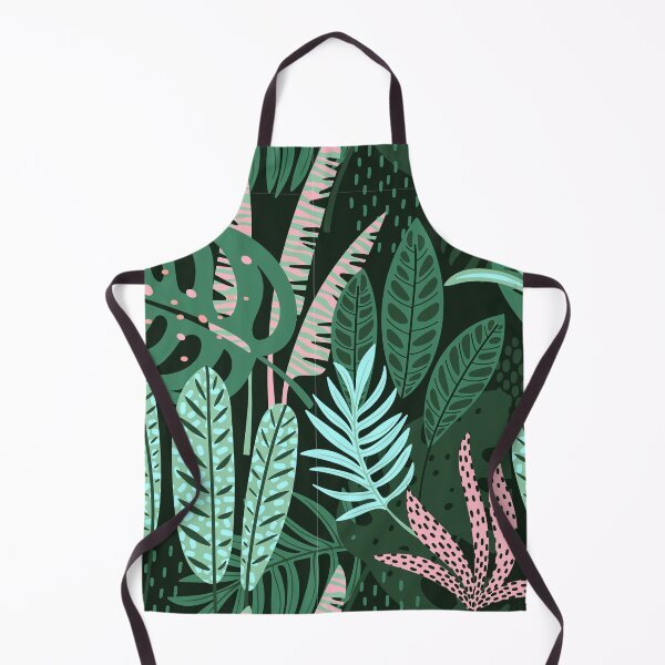 Item preview, Jungle Tropical Vibe Leafy Pattern designed and sold by urban-color.