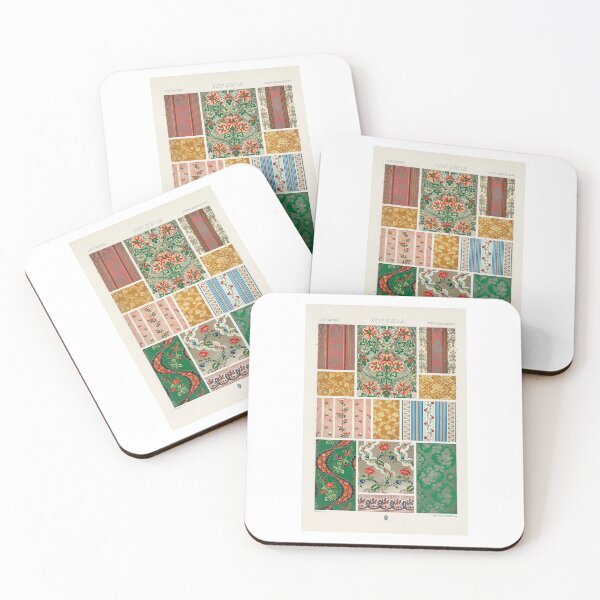 Item preview, Albert Racinet - Vintage Floral Modern Age Pattern Print designed and sold by FrostMintStudio.