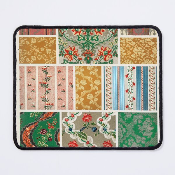 Item preview, Albert Racinet - Vintage Floral Modern Age Pattern Print designed and sold by FrostMintStudio.