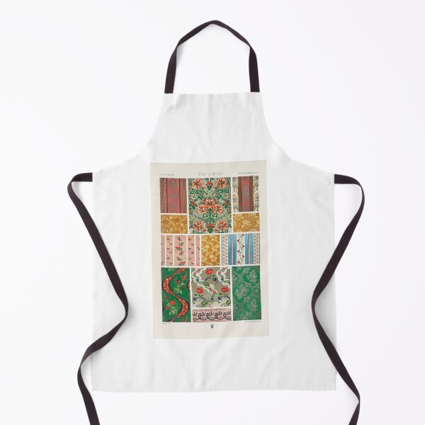 Item preview, Albert Racinet - Vintage Floral Modern Age Pattern Print designed and sold by FrostMintStudio.