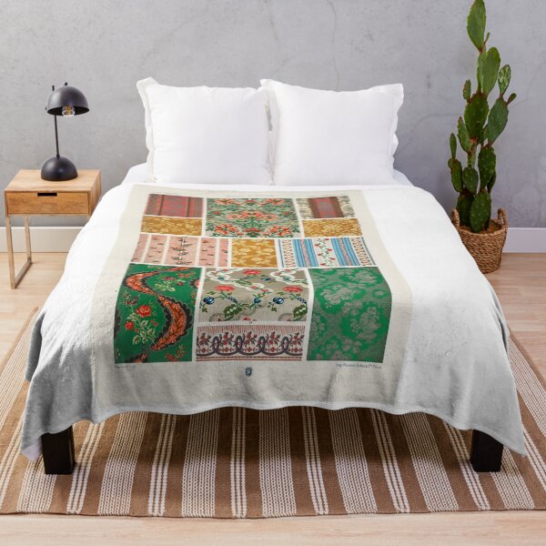Item preview, Albert Racinet - Vintage Floral Modern Age Pattern Print designed and sold by FrostMintStudio.