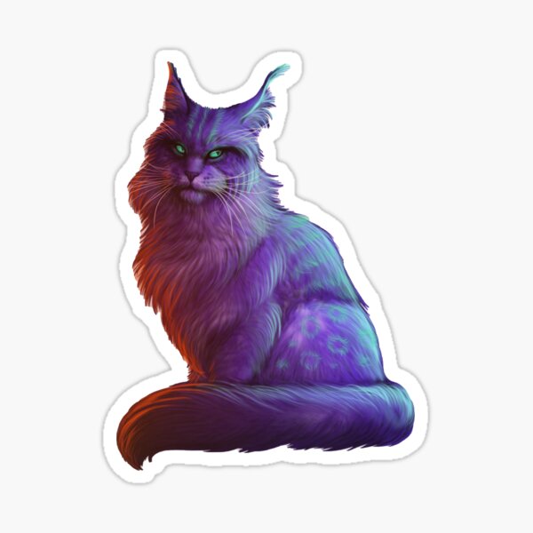 Grim The Grimalkin Sticker