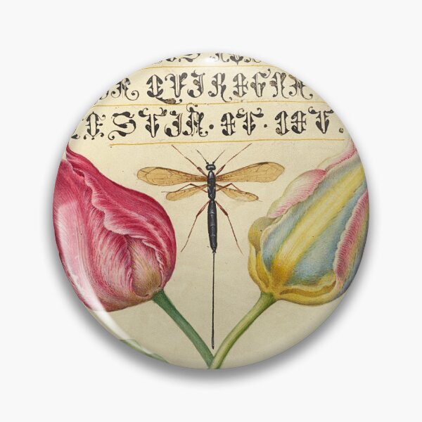 Item preview, Naturalist Manuscript Insect, Flowers and Vegetables Illumination: Flowers, and by Joris Hoefnagel  designed and sold by Naturalist Prints.