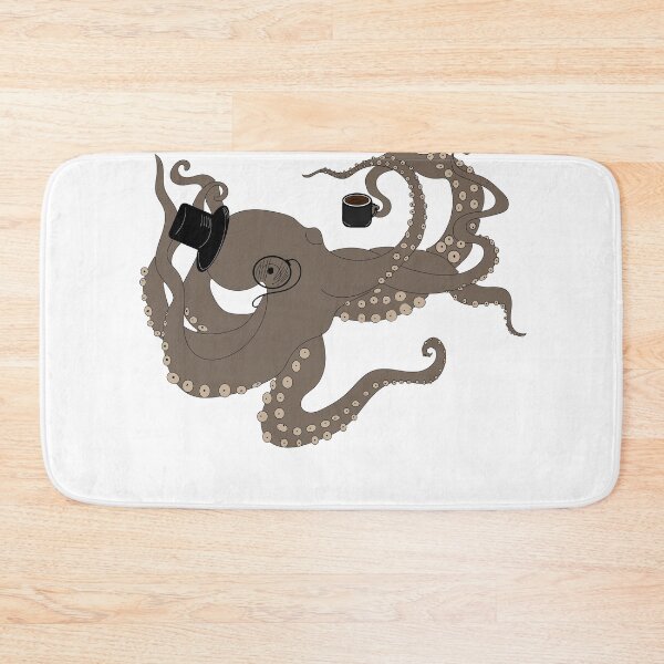 Item preview, Octopus Coffee Lover Nautical Ocean Biologist Digital Art  designed and sold by myrgomez.