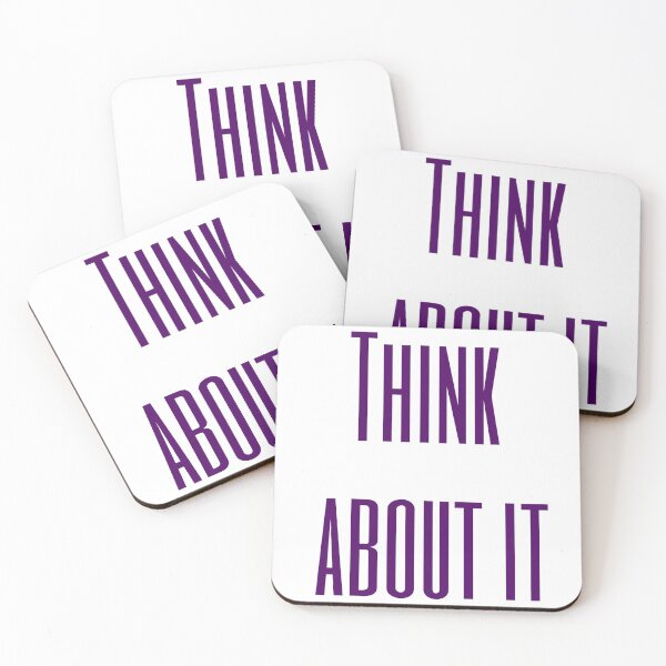 Item preview, THINK ABOUT IT designed and sold by zhOversky.