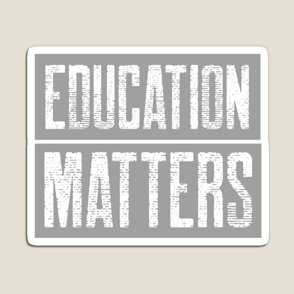 Item preview, La educación importa designed and sold by Mysmartworld.
