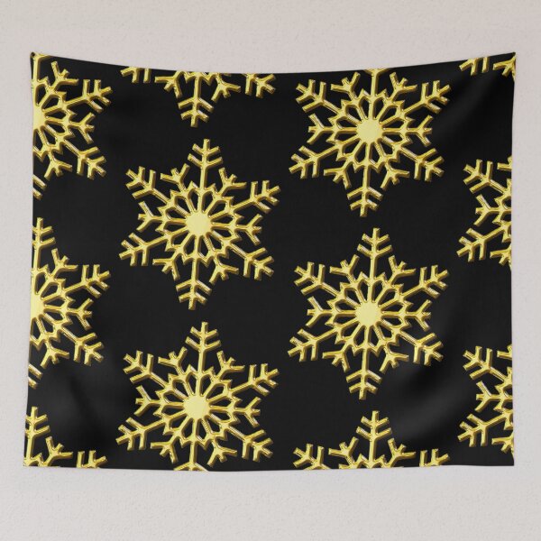 Item preview, GOLD CHROME SNOWFLAKE designed and sold by rfaubel.