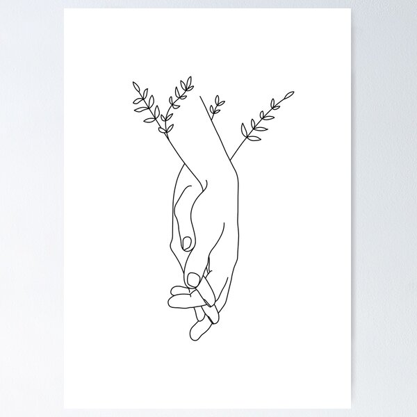 Item preview, Holding hands - Flower designed and sold by HeyMayStudio.