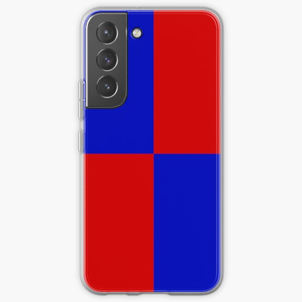 Red Blue Split Dye Samsung Galaxy Soft Case