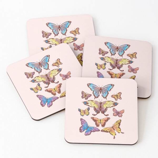 Item preview, Butterflies - Beauty Caterpillars Colors Sticker Gift designed and sold by EduEly.