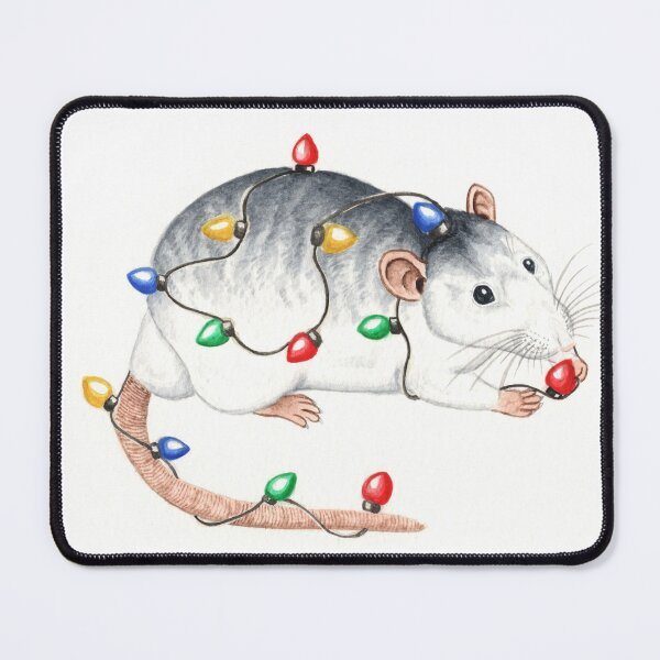 Item preview, Rat Christmas Design designed and sold by WolfySilver.