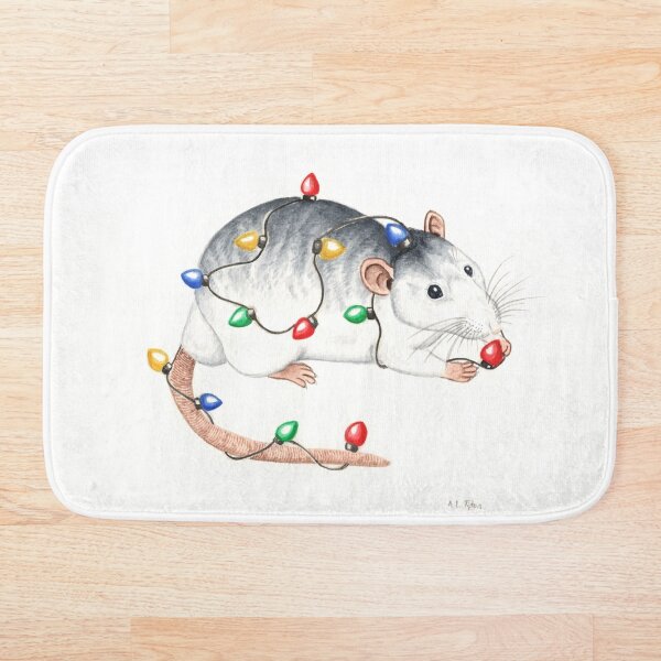 Item preview, Rat Christmas Design designed and sold by WolfySilver.
