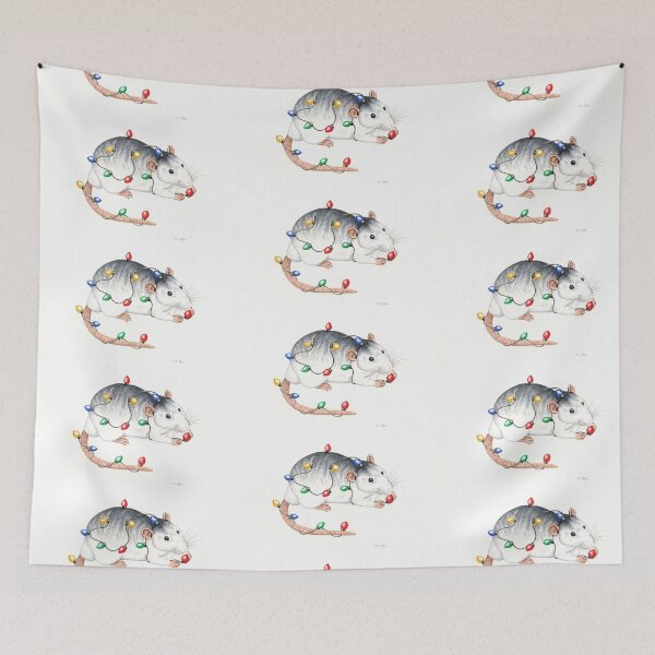 Item preview, Rat Christmas Design designed and sold by WolfySilver.