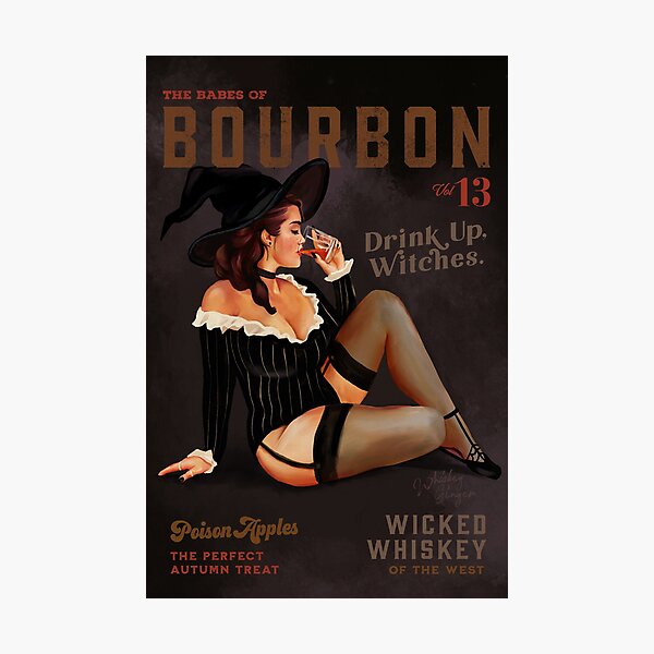 Item preview, The Babes Of Bourbon Vol. 13: Drink Up Witches designed and sold by The Whiskey Ginger Design Shop.
