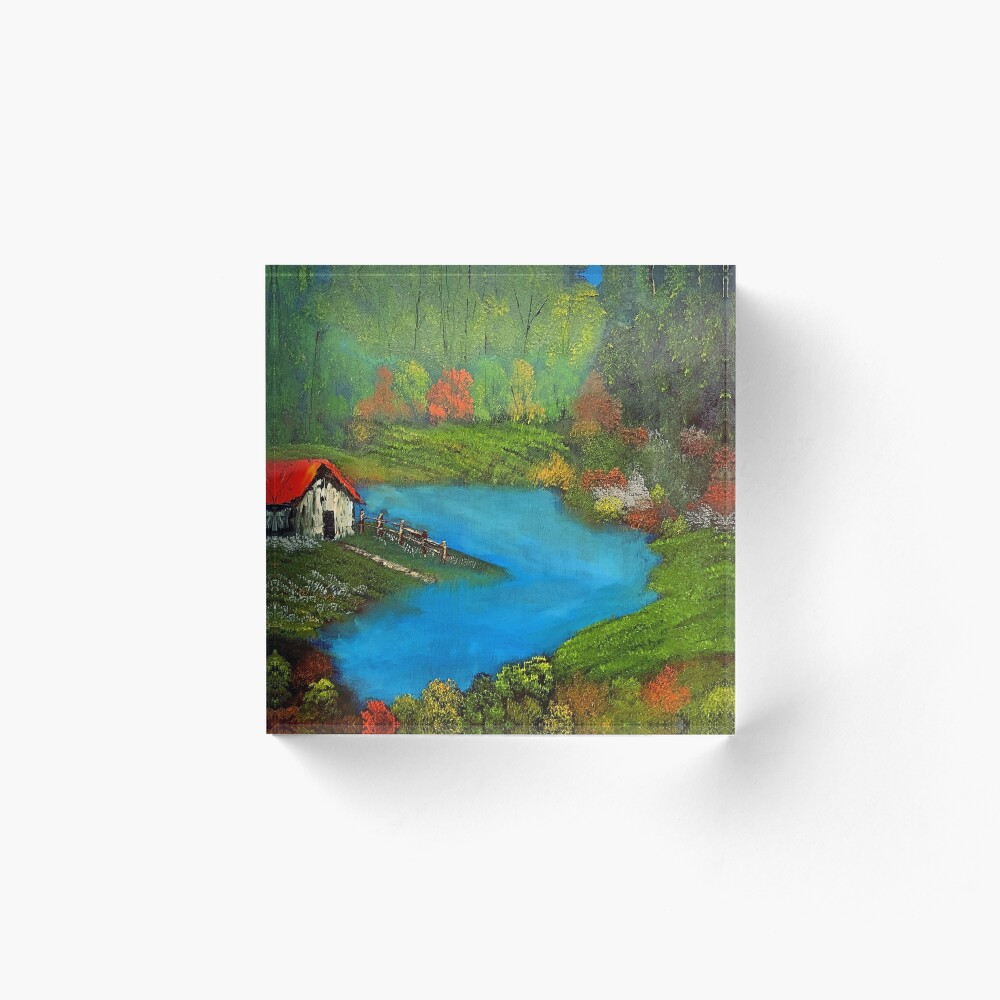  Bob Ross Meadow Lake Art Print Bob Ross Poster Bob Ross  Collection Bob Art Paintings Happy Accidents Bob Ross Print Decor Mountains  Painting Wall Art Cool Huge Large Giant Poster Art