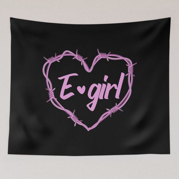 Item preview, Aesthetic E-girl Barbed Wire Heart Grunge Pastel Goth Style design designed and sold by D-C-Designs.