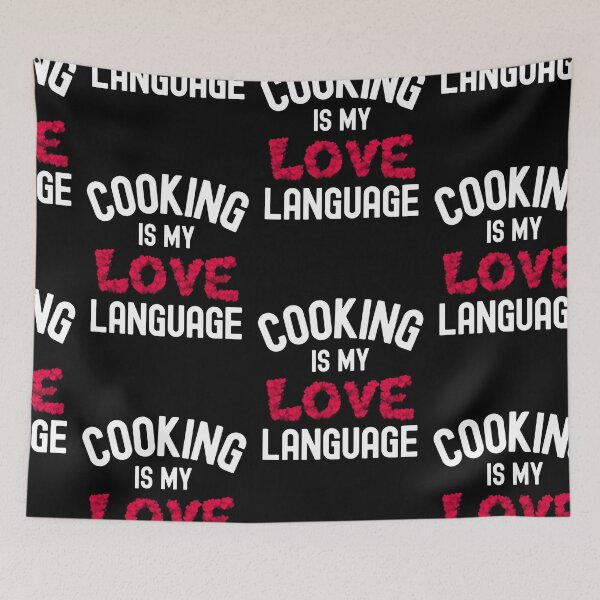 Item preview, Cooking Is My Love Language, Food Is My Love Language designed and sold by SportyDogShop.