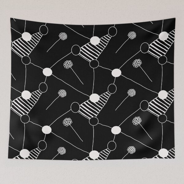 Item preview, Black and White Dandelion designed and sold by RepeatCandy.