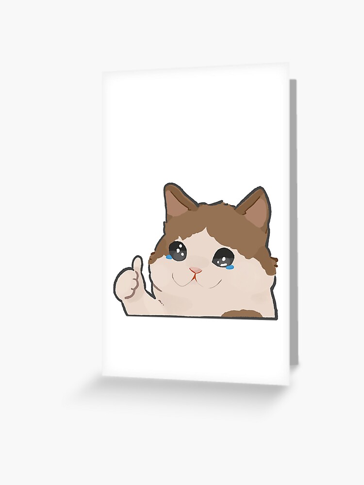 Sad Face Meme Greeting Cards for Sale