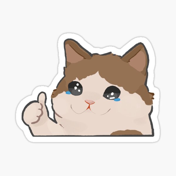 Cat Thumbs Up Stickers for Sale