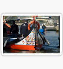 Traditional Moliceiro Boat Aveiro Portugal Sticker