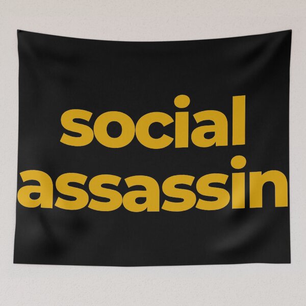 Item preview, social assassin designed and sold by EnjoyMyTees.