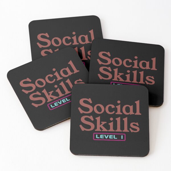 Item preview, Social Skills Level Video Game Humor designed and sold by Creatively Torn.