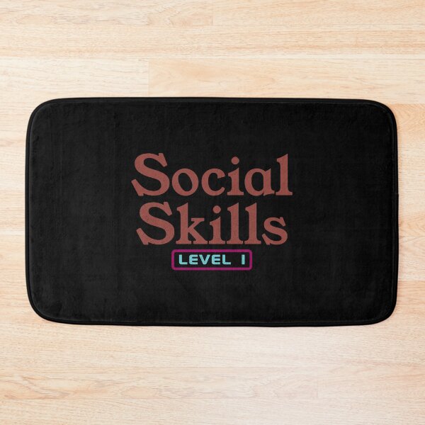 Item preview, Social Skills Level Video Game Humor designed and sold by Creatively Torn.