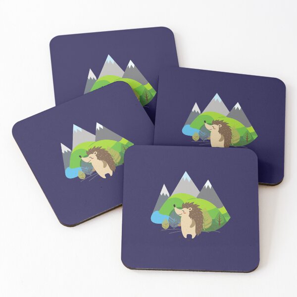 Item preview, Mountain Hedgehog designed and sold by Little Foot Farm Merch Shop.