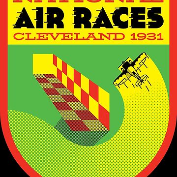 Artwork thumbnail, National Air Races Cleveland 1931 NITRO EDITION Badge by Aeronautdesign