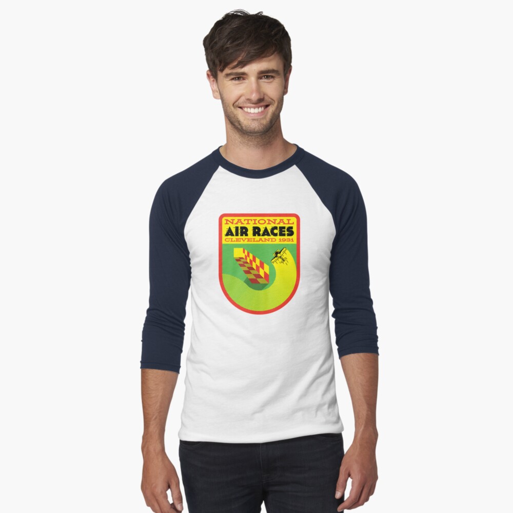 Item preview, Baseball ¾ Sleeve T-Shirt designed and sold by Aeronautdesign.