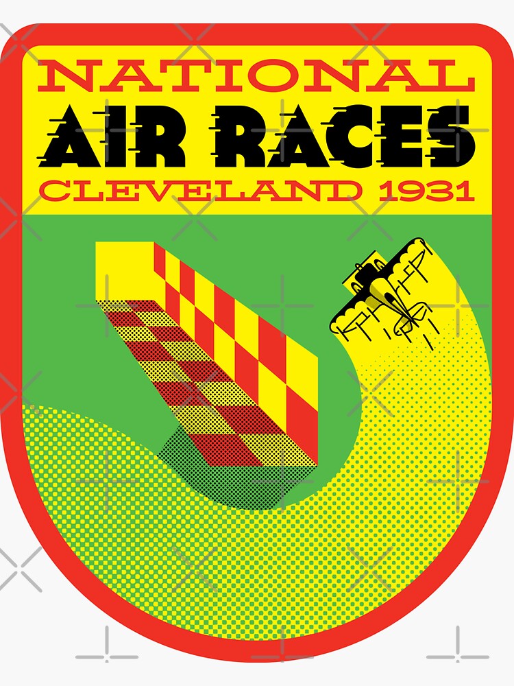 National Air Races Cleveland 1931 NITRO EDITION Badge by Aeronautdesign