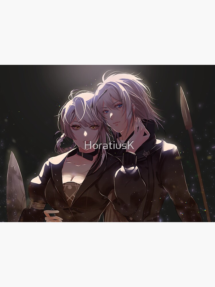 Nier Reincarnation Nier And Kaine Sticker For Sale By Horatiusk Redbubble 4044