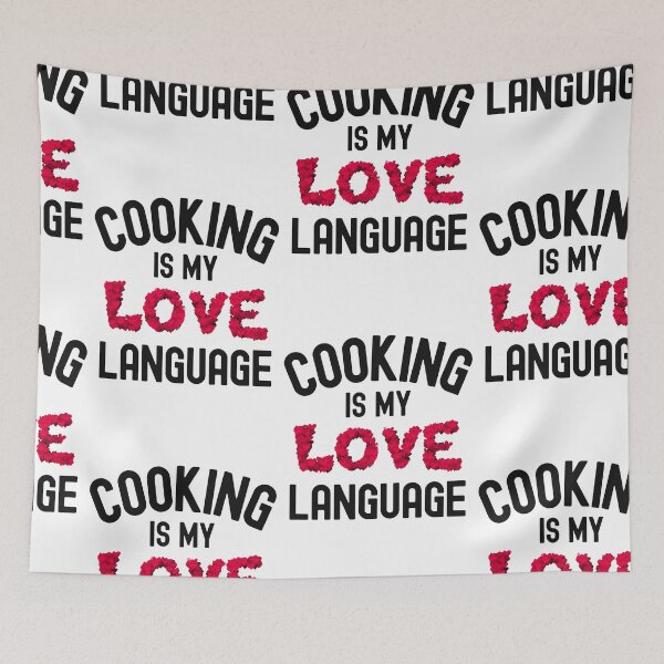 Item preview, Cooking Is My Love Language, Food Is My Love Language designed and sold by SportyDogShop.