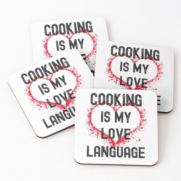 Item preview, Cooking Is My Love Language, Food Is My Love Language designed and sold by SportyDogShop.