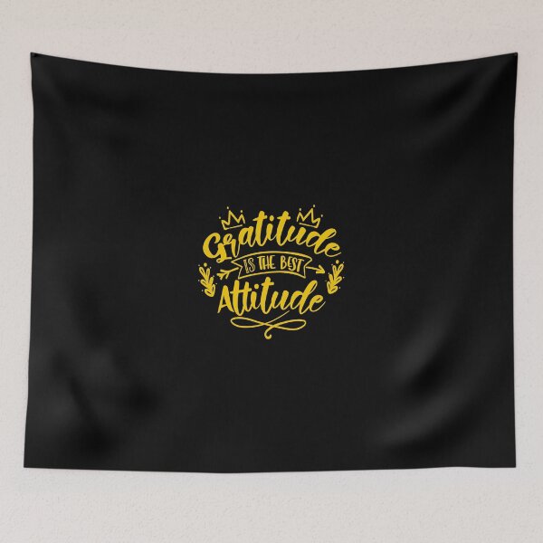 Item preview, Gratitude Is The Best Attitude Gratitude Quote designed and sold by Open Canvas.