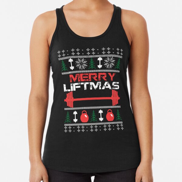 Christmas Tank Top, Funny Yoga Tanks, Exercise Tops, Christmas Running Tank  Tops, Holiday Workout Tanks for Women, Cute Lit Womens Gym Shirt -   Canada