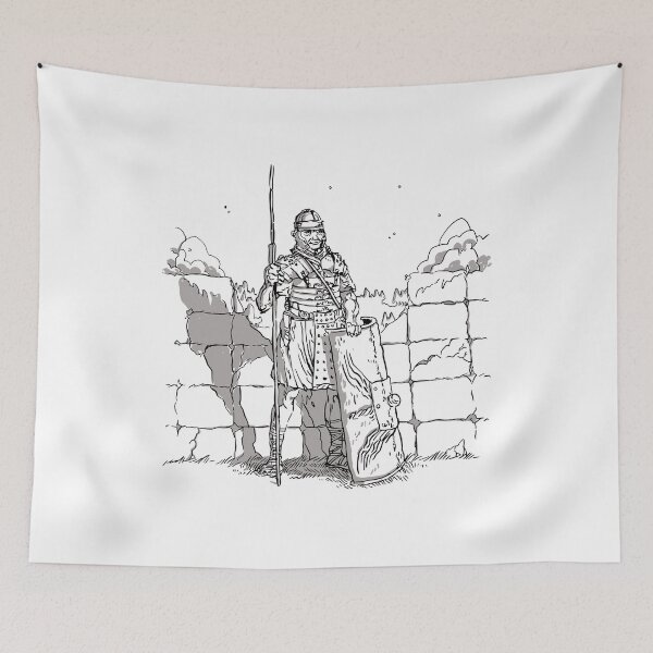 Item preview, Roman Warrior Hand Drawn Design designed and sold by Klotho-Fashion.