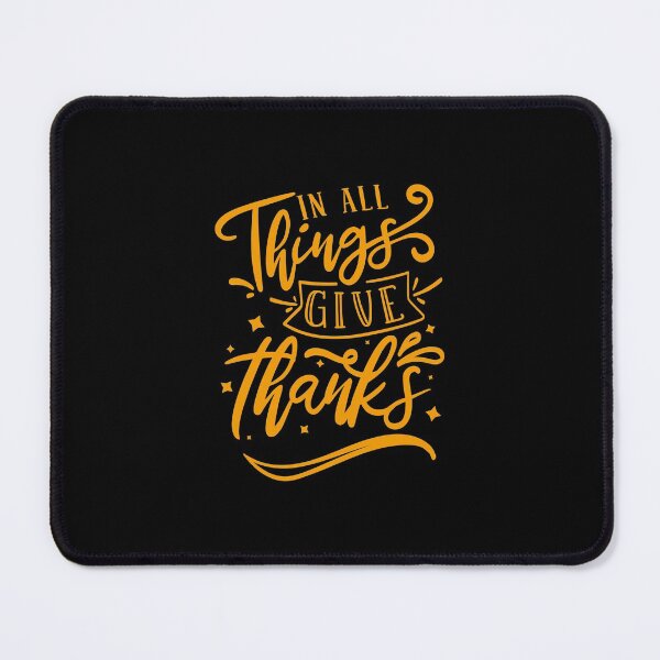 Item preview, In All Things Give Thanks Gratitude Quote designed and sold by Open Canvas.
