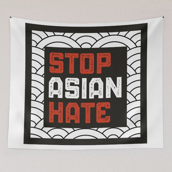 Item preview, Stop Asian Hate End Racism No To Discrimination designed and sold by StickerbashCo.