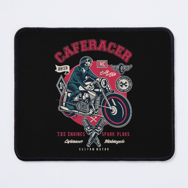 Item preview, CAFERACER MOTORCYCLE BIKER RIDE ON DIE designed and sold by THE SUPERIORS SHIRT SHOP.