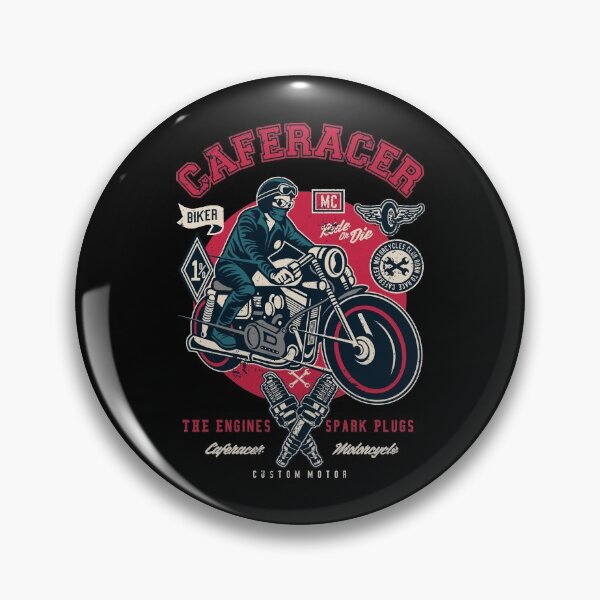 Item preview, CAFERACER MOTORCYCLE BIKER RIDE ON DIE designed and sold by THE SUPERIORS SHIRT SHOP.