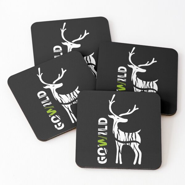 Item preview, GOWILD deer zebra black designed and sold by GOWILDstyle.