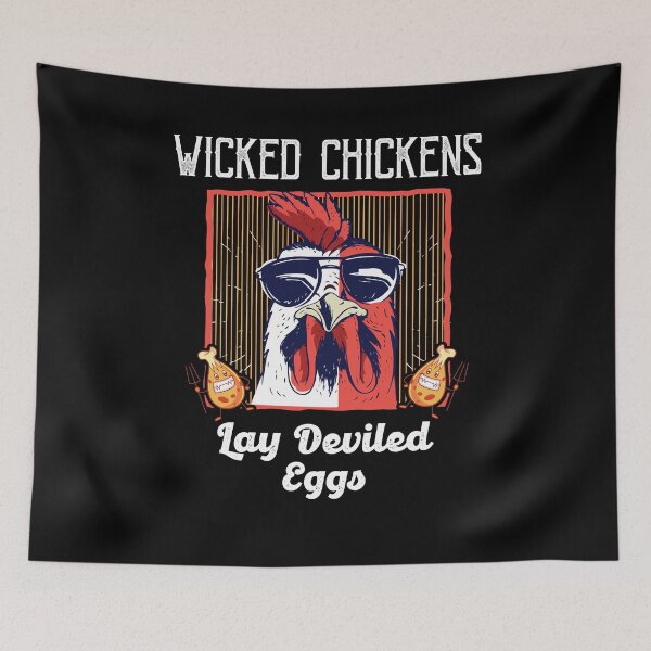 Item preview, Wicked Chickens Lay Deviled Eggs Lover designed and sold by Dressed For  Duty.