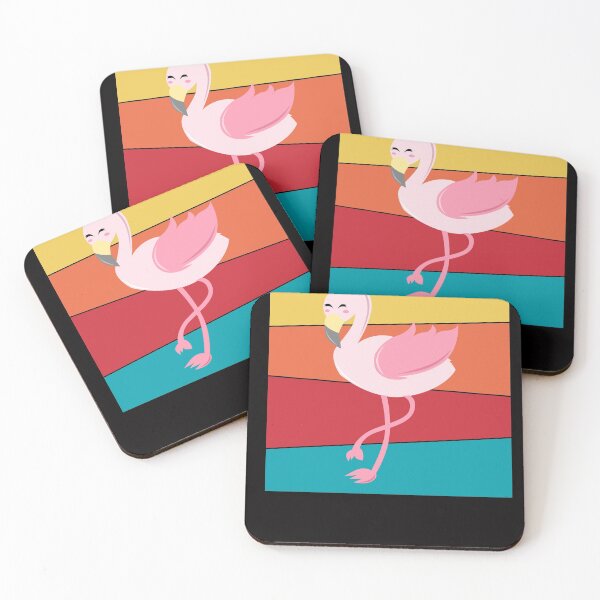 Item preview, Flamingo Colorful Pink Cute designed and sold by Imutobi.
