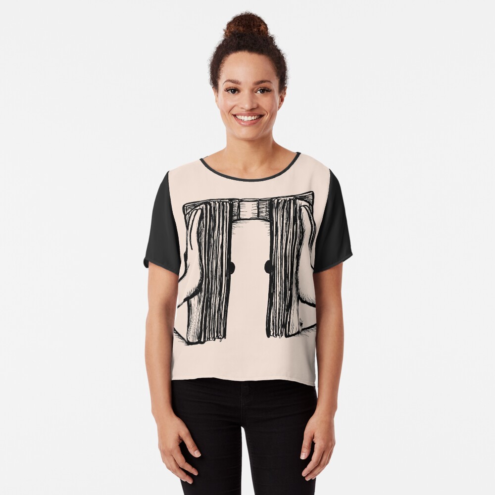 KIN - AUTHORITY 02 - BLACK Chiffon Top