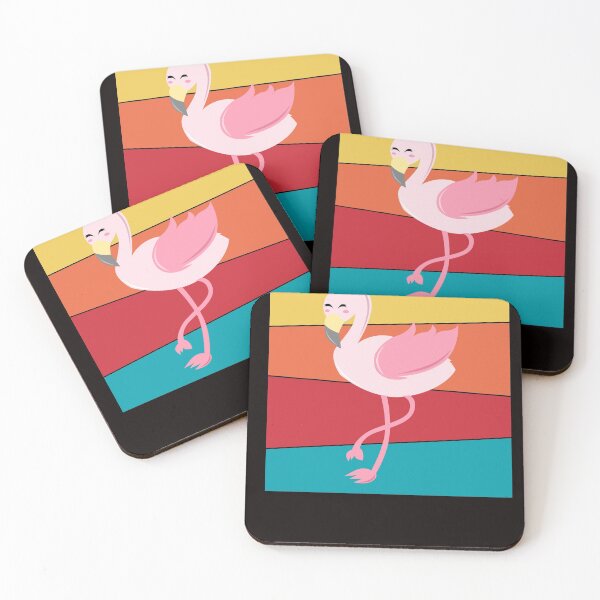 Item preview, Flamingo Colorful Pink Cute designed and sold by Imutobi.