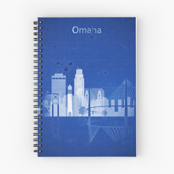 Item preview, Omaha Nebraska cityscape designed and sold by DimDom.