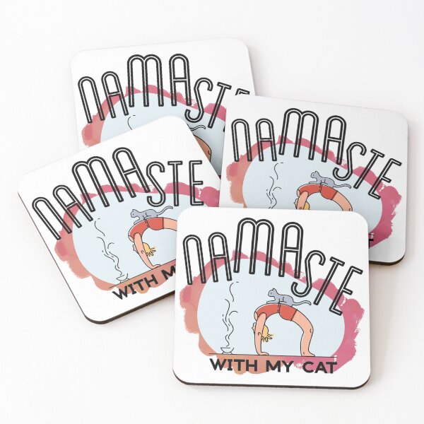 Item preview, Namaste with my Cat, Funny Yoga apparel for Cat lovers #Yoga #Namaste designed and sold by AmazingEcraft.